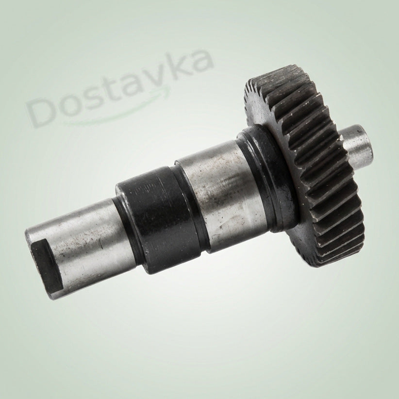 Металлическая шестерня циркулярной пилы Интерскол (с валом) (L70 D40 d20*15)