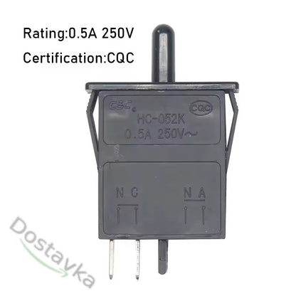 Вимикач світла кнопковий (одинарний_2C) ELTEK 100256 для холод. Bosch