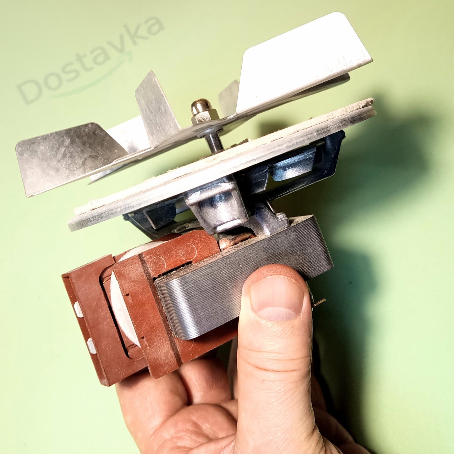 Двигун обдуву печі 32W з крильчаткою d148 мм