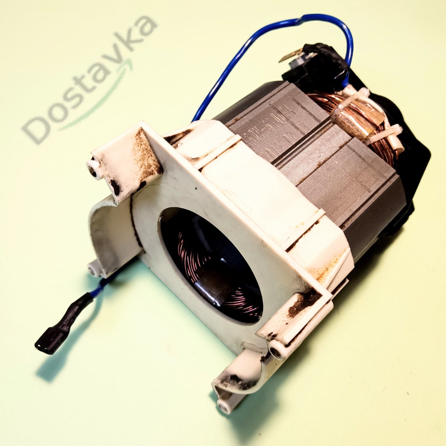 Статор у зборі з опорними кришками ланцюгової електропили Інтерскол, Форте