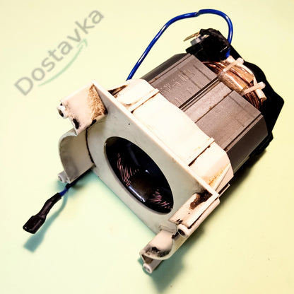 Статор у зборі з опорними кришками ланцюгової електропили Інтерскол, Форте