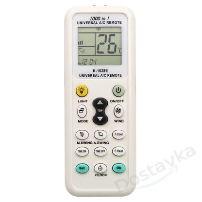 Пульт универсальный для кондиционера K-1028E (1000 кодов) LG, Samsung, Gree, Midea, Panasonic, Sharp, Fujitsu, Haier