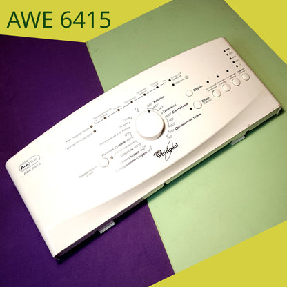 Модуль управления (в сборе) стиральной машины Whirlpool AWE 6415 (461975306763) (б/у)