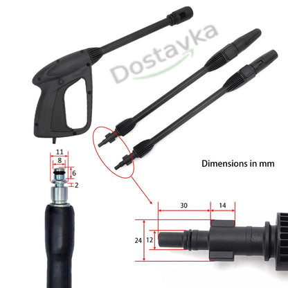 Пістолет автомийки Makita HW102 111/112 3320152, Bosch Black&amp;Decker