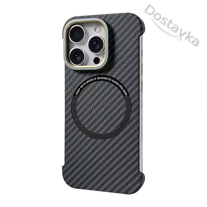 Накладка Чехлы Carbon Armor Case With Magsafe iPhone 15