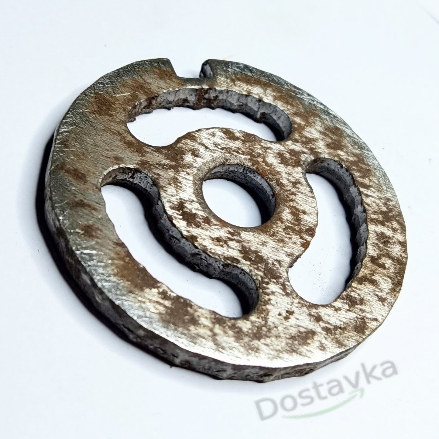 Сітка гратка виходу м'ясорубки d60*12 паз 5 мм