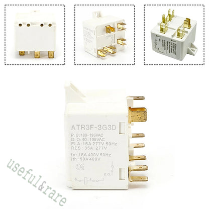 5-контактное пусковое реле HLR3800-4G3D (кубик) PTC для кондиционера, компрессора холодильника