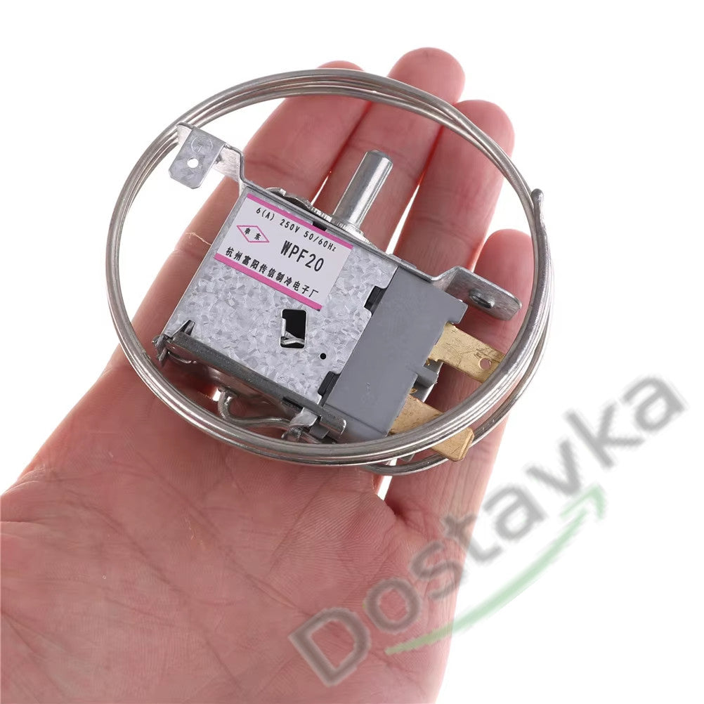 2-контактный термостат WPF-20 капилляр 1200 мм AC 220В 6А для холодильника