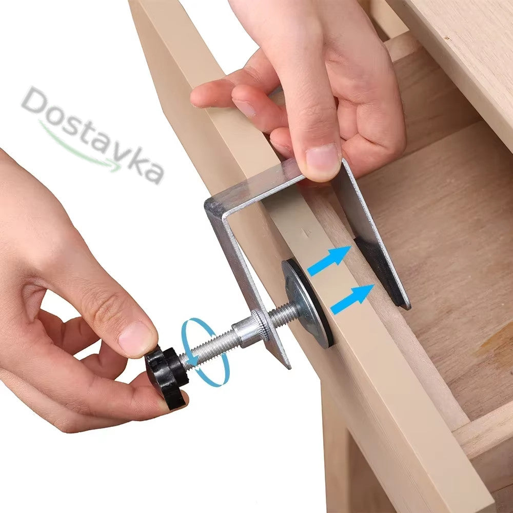 Монтажный зажим струбцина 37 мм для деревообработки, строительных работ и установки мебели
