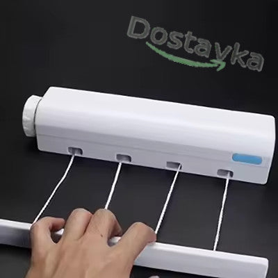 Выдвижная настенная сушилка вешалка для белья для сушки одежды