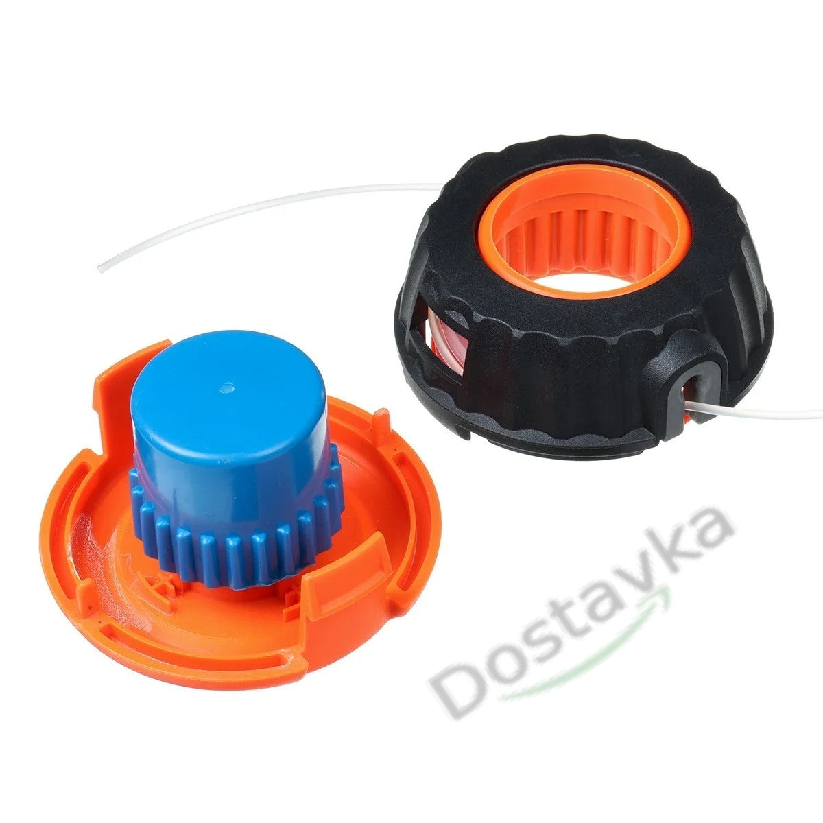 Шпуля-барабан косильная головка автомат триммера для лески на левую резьбу 10 мм (швг 1.25) (покос 30 мм)