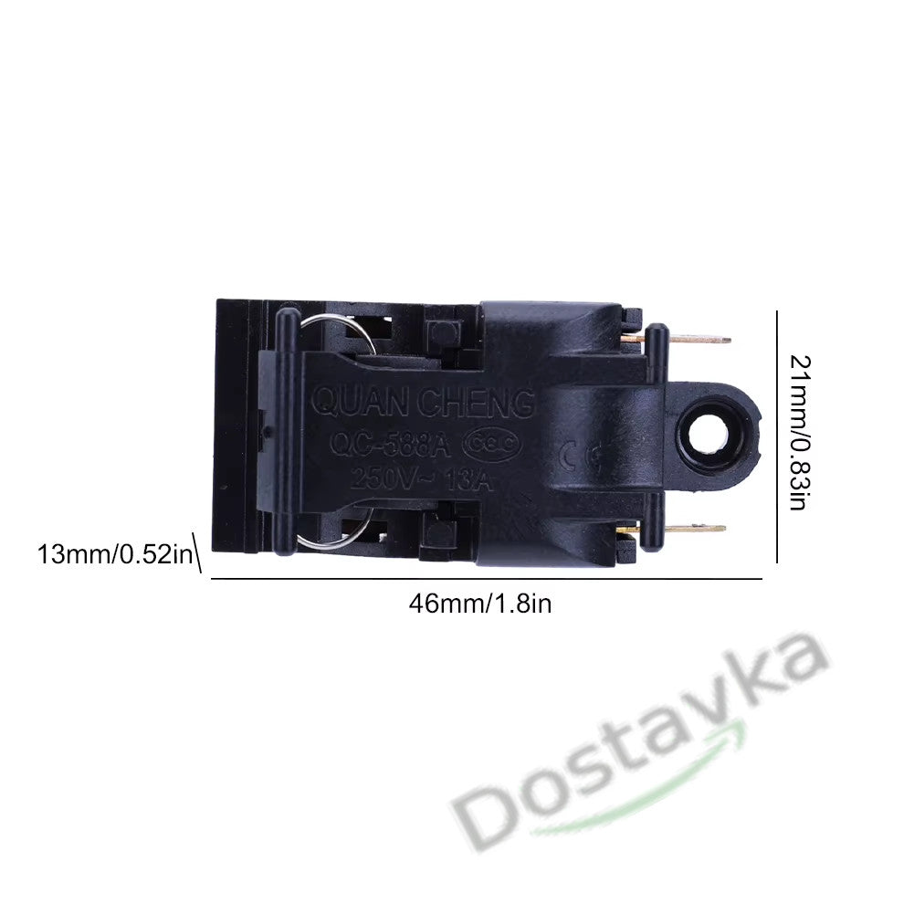 Термостат (термовыключатель) QC-588A HONGSHENG 250V 13A для чайника