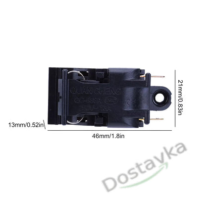 Термостат (термовыключатель) QC-588A HONGSHENG 250V 13A для чайника
