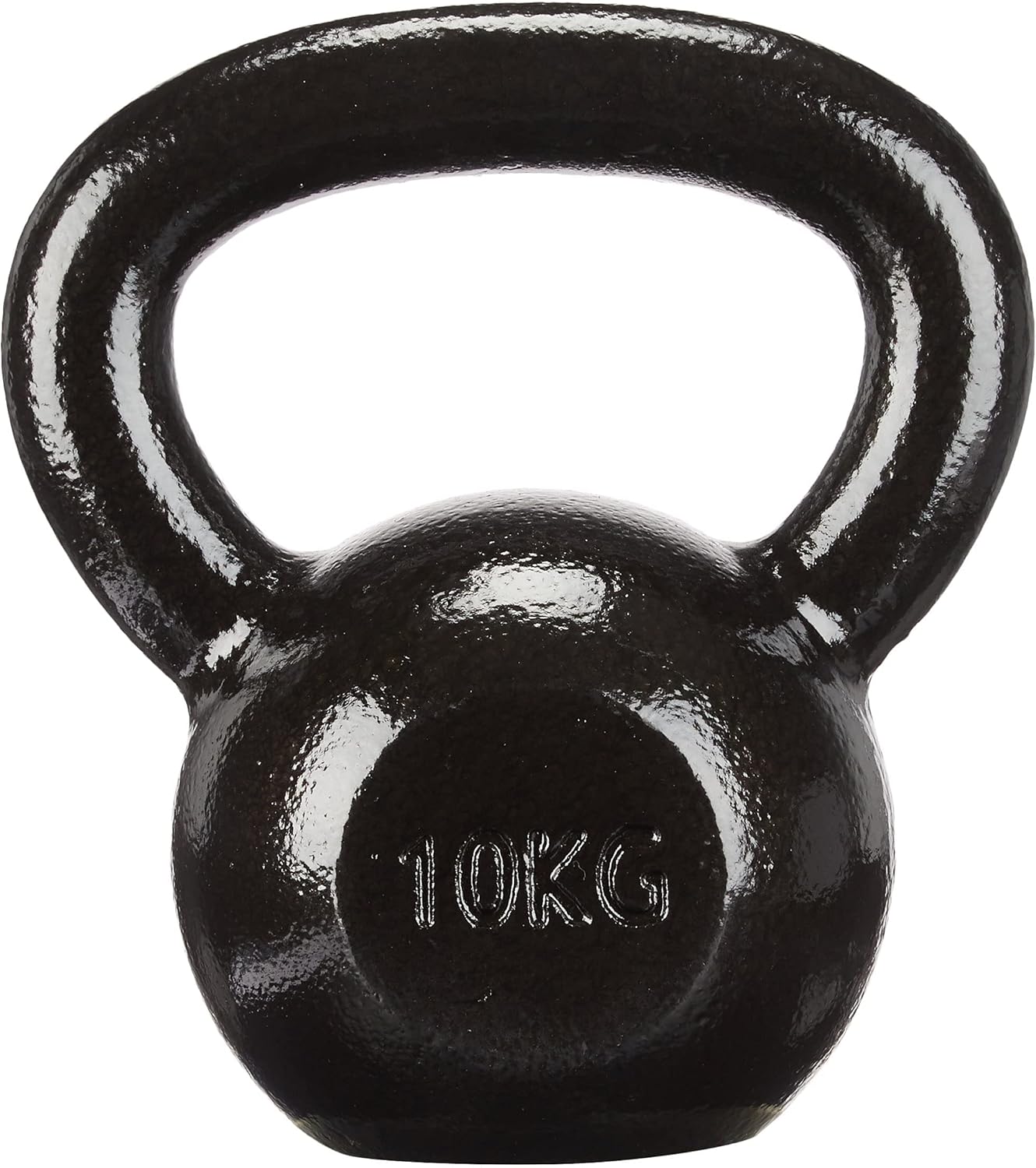 Гиря чавунна Toorx 10 кг з гумовою підставкою Black (KGV-10)
