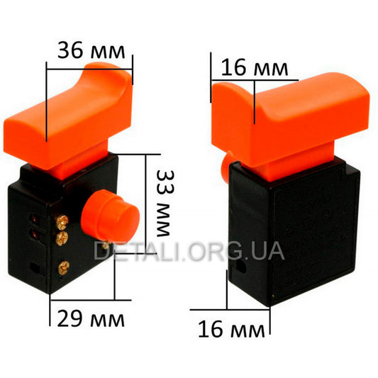 Кнопка болгарки Tekhmann TAG-18/1950