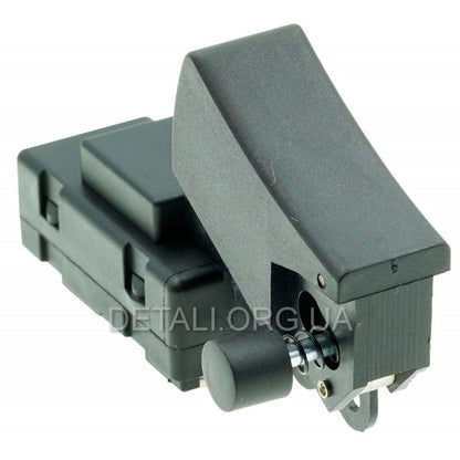 Кнопка отбойного молотка с фиксацией