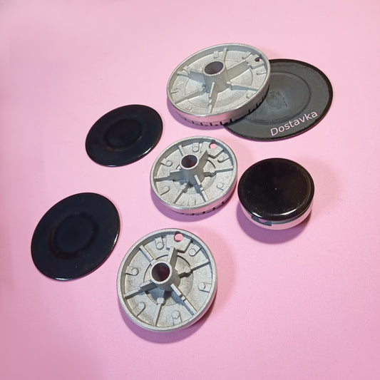 Комплект конфорок 94, 69, 49 для газовой плиты Брест, Гефест, Zanussi, Hansa, Vestfrost