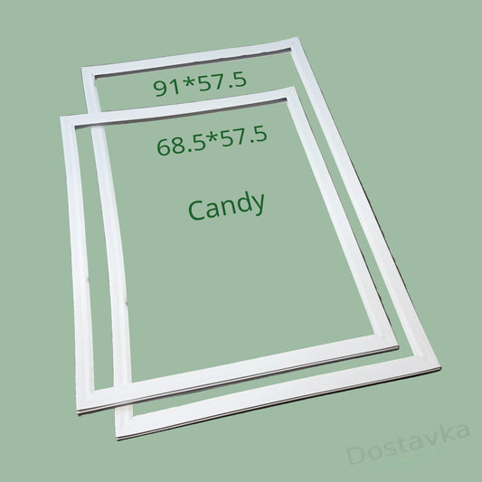Комплект уплотнений (91*57.5 і 68.5*57.5) дверей холодильника Candy CFC-350 (за панель)