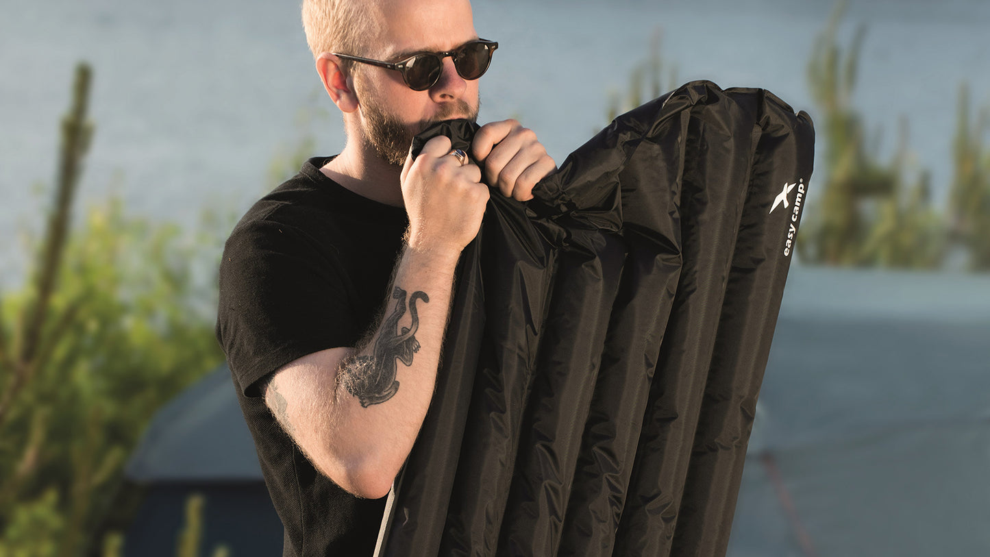 Килимок надувний Easy Camp Hexa Mat 6 cm Black (300050)