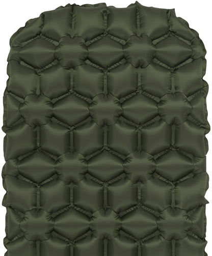 Килимок надувний Highlander Nap-Pak Inflatable Sleeping Mat 5 cm Olive (AIR071)