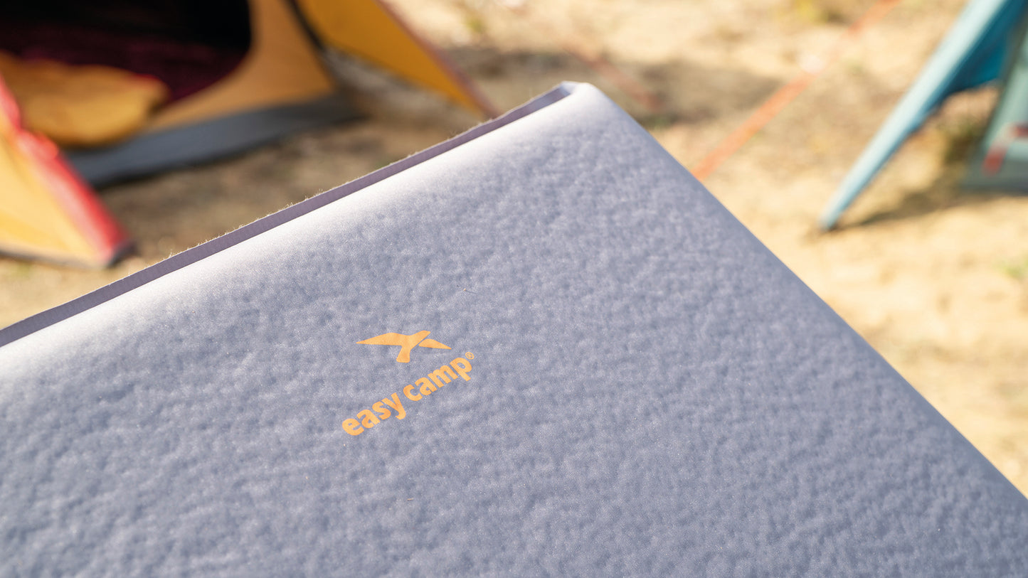 Килимок самонадувний Easy Camp Self-inflating Siesta Mat Double 3 cm Grey (300057)