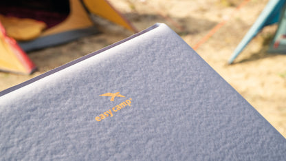 Килимок самонадувний Easy Camp Self-inflating Siesta Mat Double 3 cm Grey (300057)