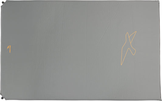 Килимок самонадувний Easy Camp Self-inflating Siesta Mat Double 5 cm Grey (300058)