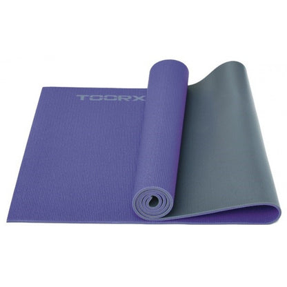 Килимок спортивний Toorx Yoga PVC 173 х 60 х 0,6 см для йоги та фітнесу Viola/Antracite (MAT-177)