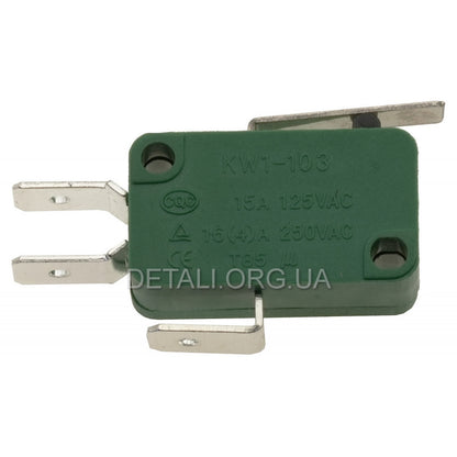 Микропереключатель Daier KW1-103 (16A, 250VAC)