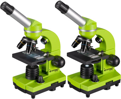 Мікроскоп Bresser Junior Biolux SEL 40x-1600x Green з адаптером для смартфона (8855600B4K000)