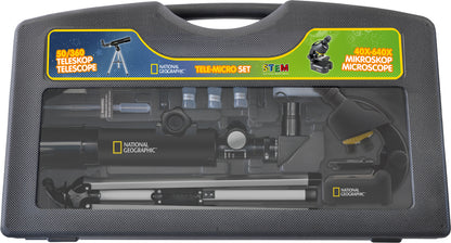 Мікроскоп National Geographic Junior 40x-640x + Телескоп 50/360 з кейсом (9118200)