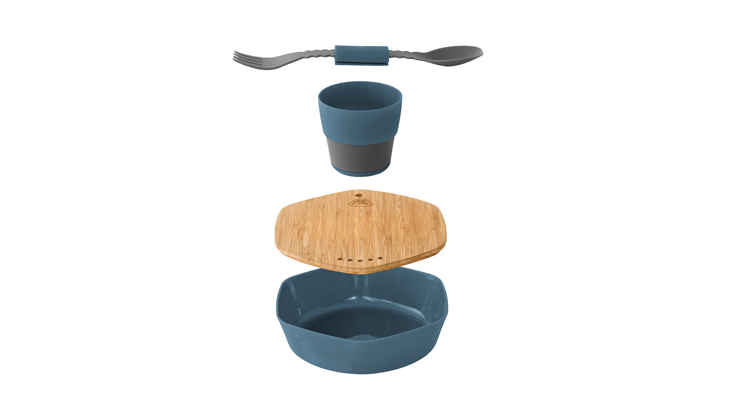 Набір туристичного посуду Robens Leaf Meal Kit Ocean Blue (690277)