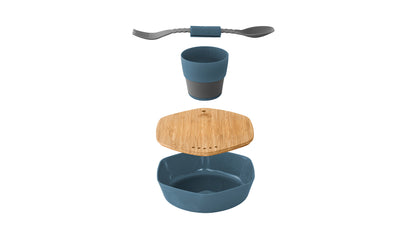 Набір туристичного посуду Robens Leaf Meal Kit Ocean Blue (690277)