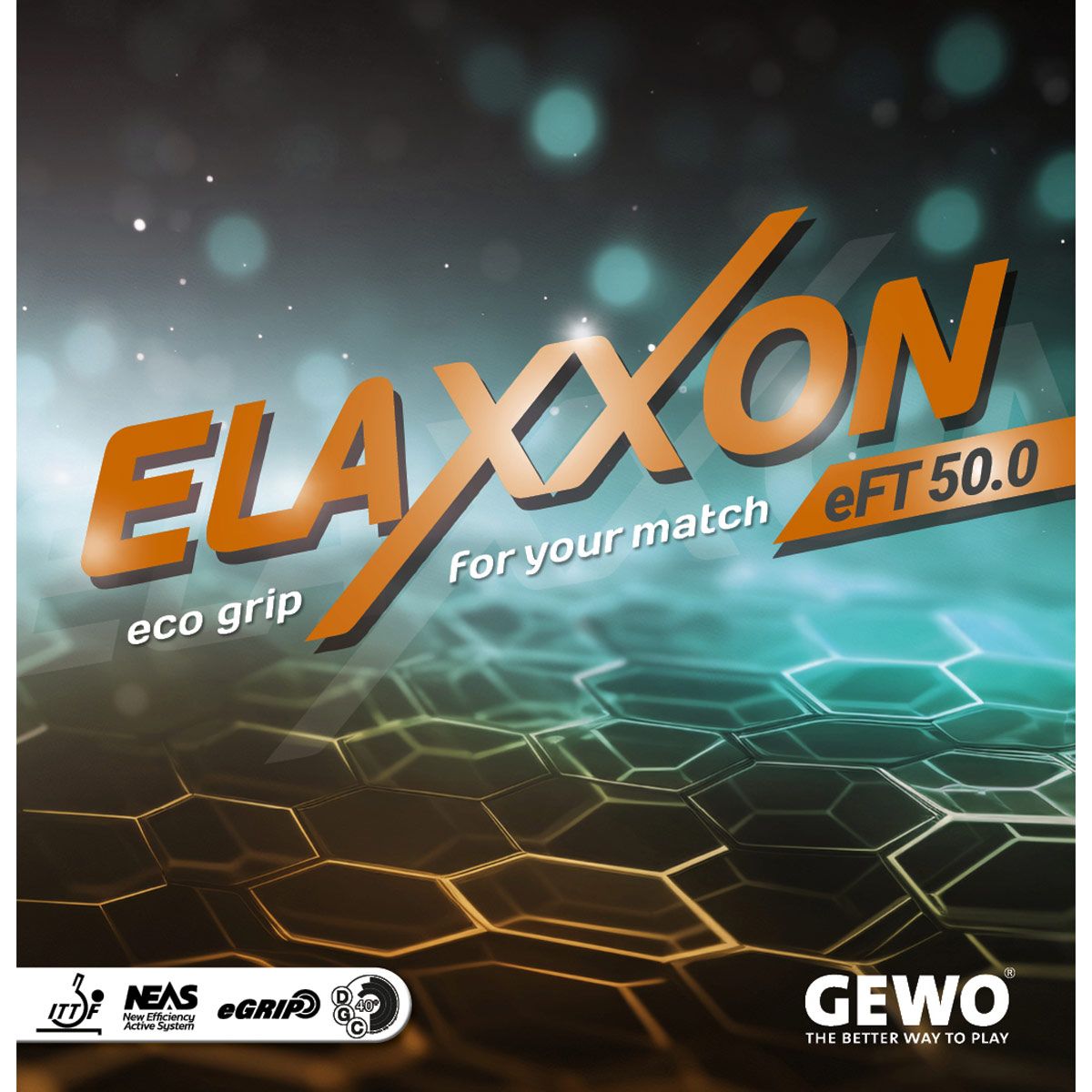 Накладка для ракетки Gewo Elaxxon eFT 50.0 2.1 red (11373300021)