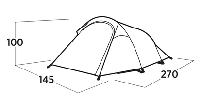 Намет двомісний Easy Camp Reindal 2 (120471)