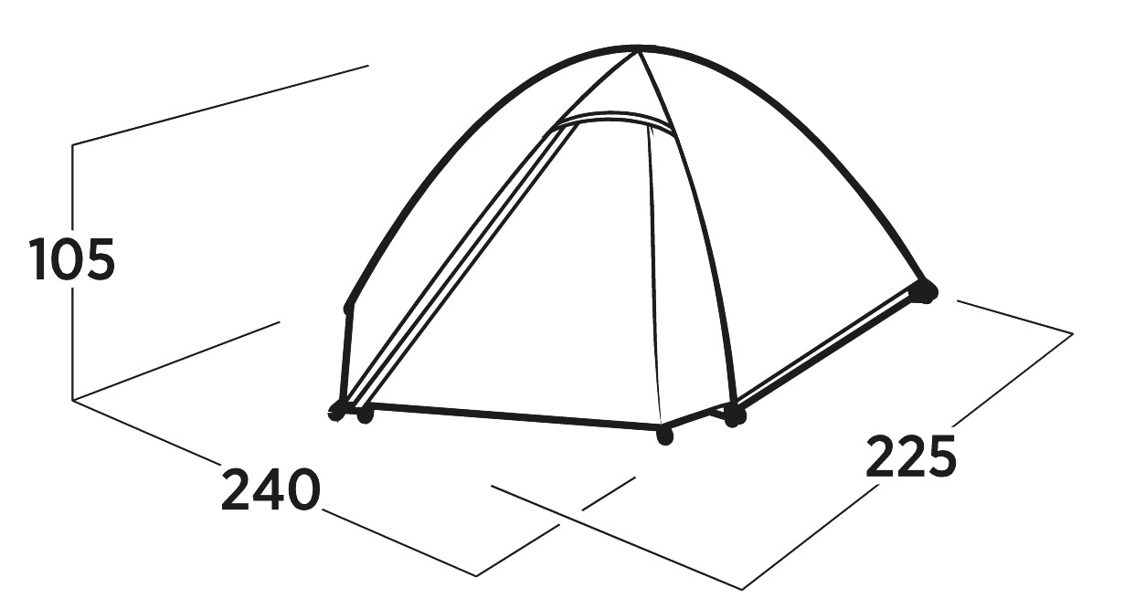 Намет двомісний Easy Camp Rondane 2 (120469)