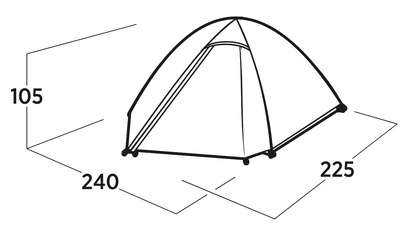 Намет двомісний Easy Camp Rondane 2 (120469)