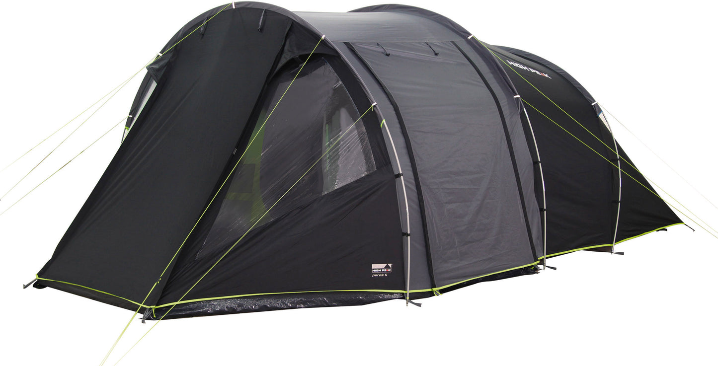 Намет п'ятимісний High Peak Paros 5 Dark Grey/Green (11566)