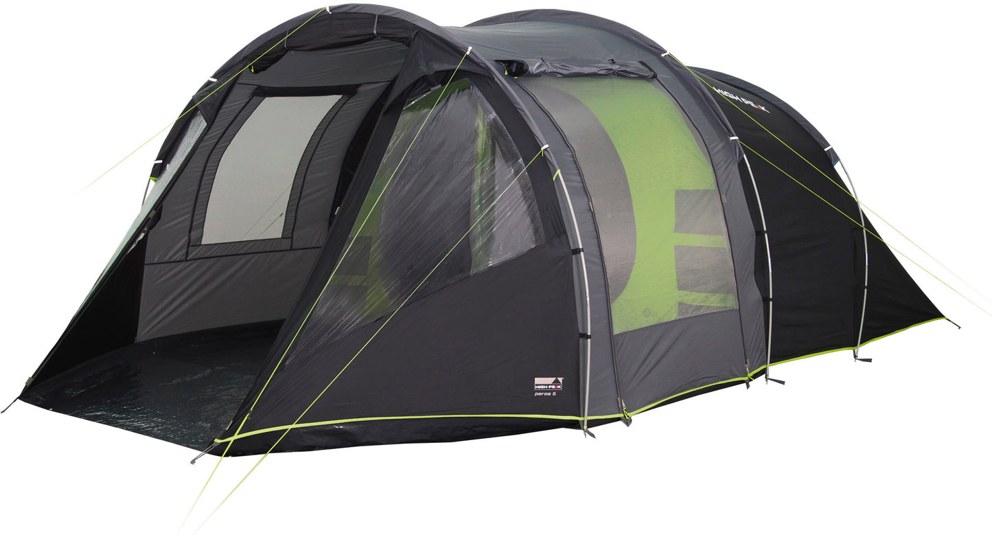 Намет п'ятимісний High Peak Paros 5 Dark Grey/Green (11566)
