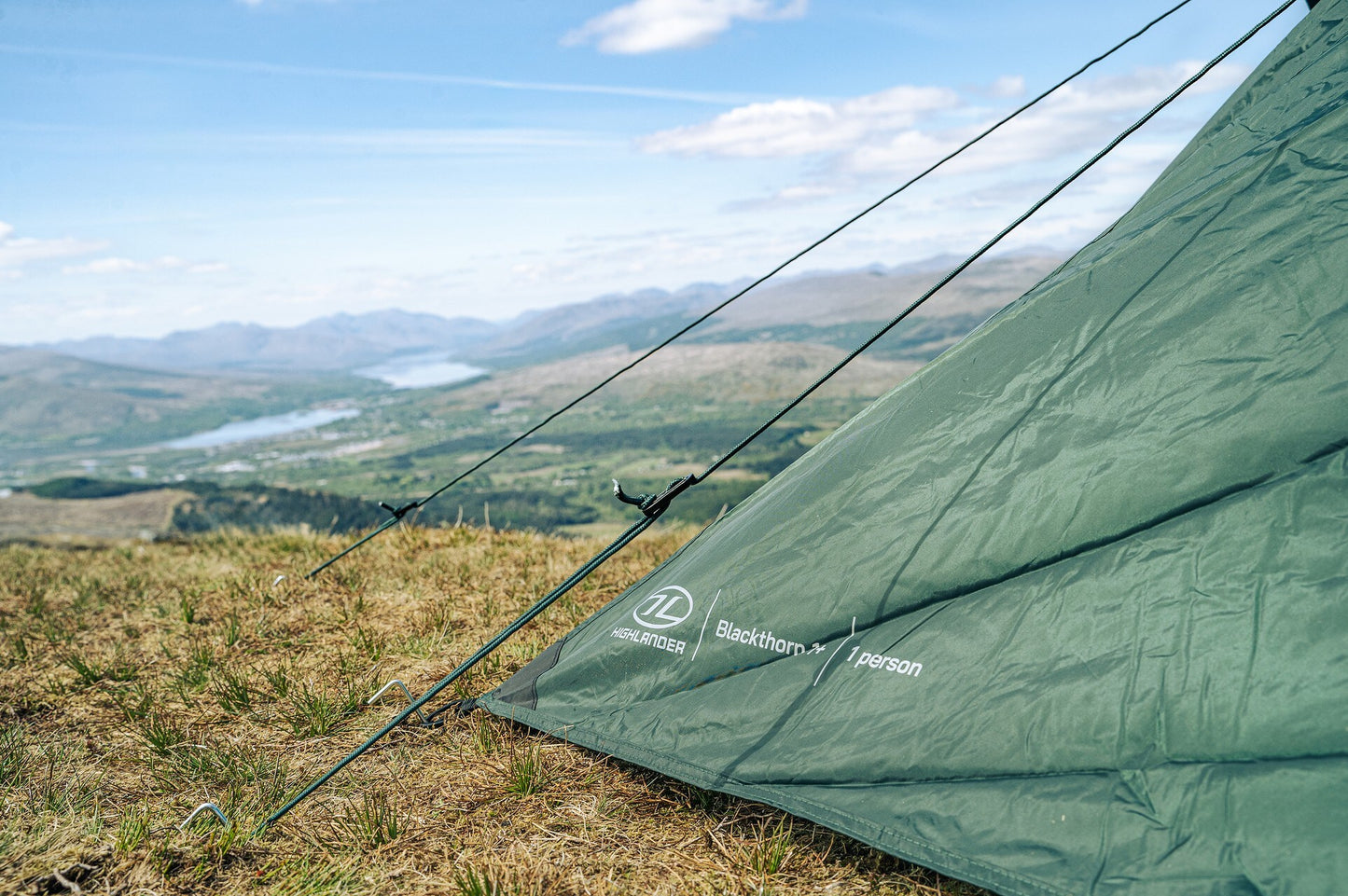 Намет одномісний Highlander Blackthorn 1+ Gen2 Scarab Green (TEN131XLV2-SG)