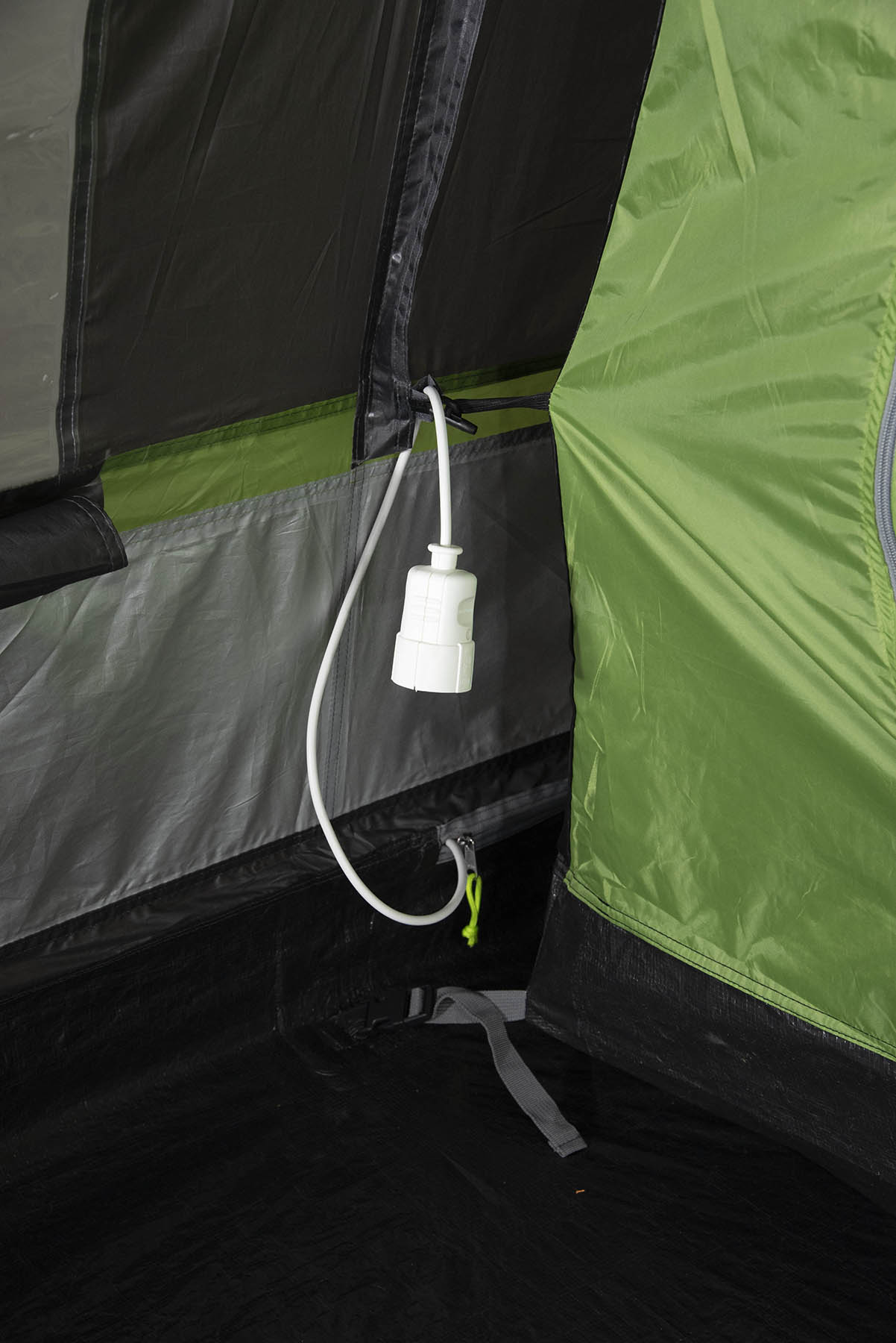 Палатка п'ятимісна High Peak Garda 5.0 Light Grey/Dark Grey/Green (11823)