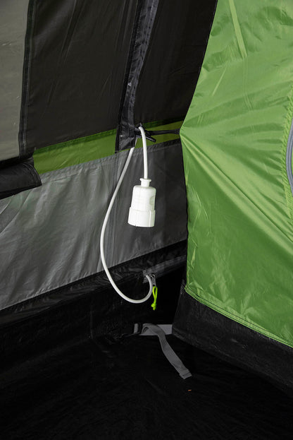 Палатка п'ятимісна High Peak Garda 5.0 Light Grey/Dark Grey/Green (11823)