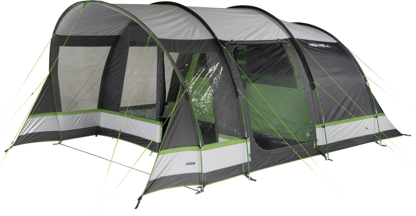 Палатка п'ятимісна High Peak Garda 5.0 Light Grey/Dark Grey/Green (11823)