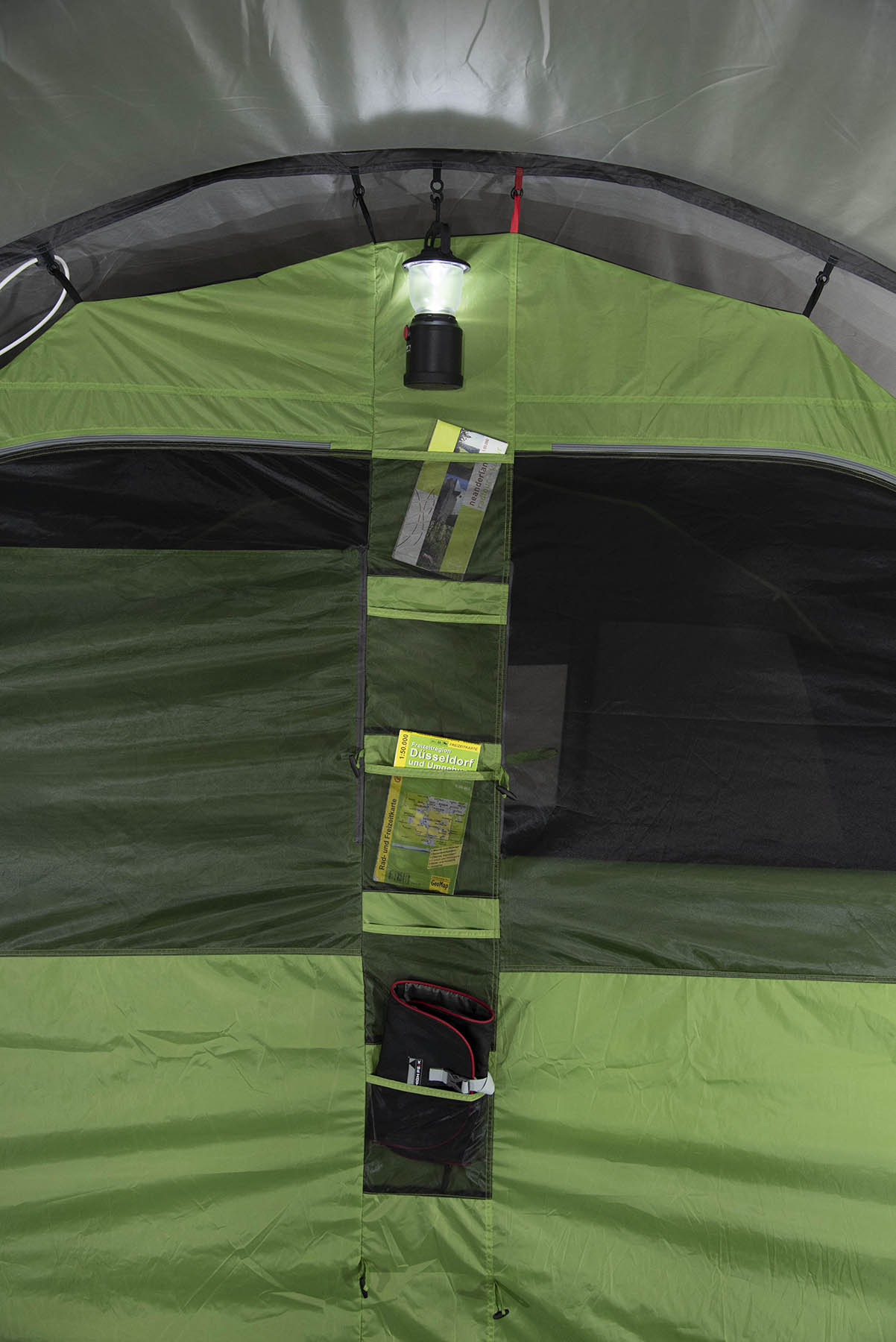 Палатка п'ятимісна High Peak Garda 5.0 Light Grey/Dark Grey/Green (11823)