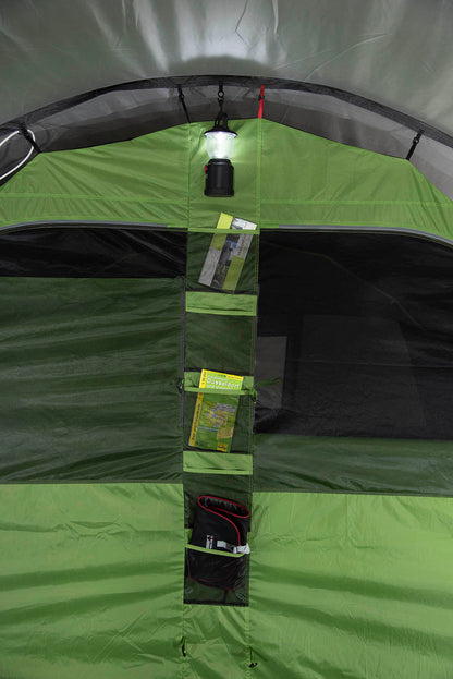 Палатка п'ятимісна High Peak Garda 5.0 Light Grey/Dark Grey/Green (11823)