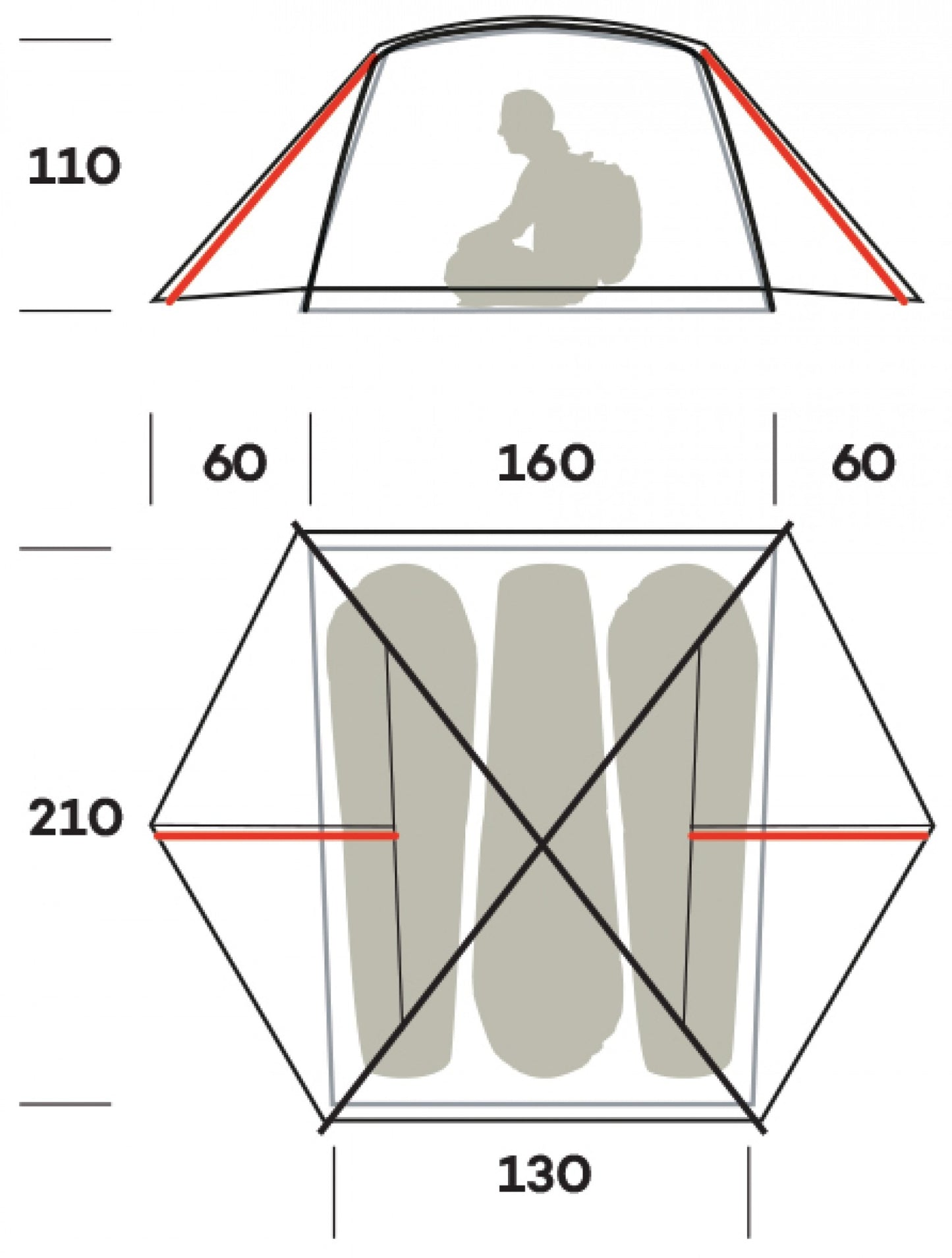 Намет тримісний Ferrino Nemesi 3 Pro Green (91213QVVFR)