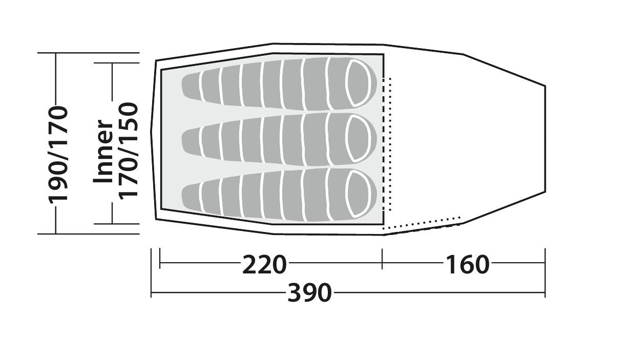 Намет тримісний Robens Sage 3 Pro (130401)
