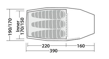 Намет тримісний Robens Sage 3 Pro (130401)