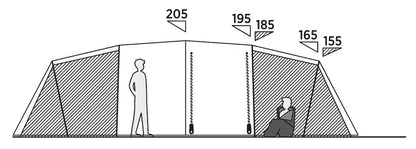 Намет восьмимісний Easy Camp Leka Twin 8 (120493)