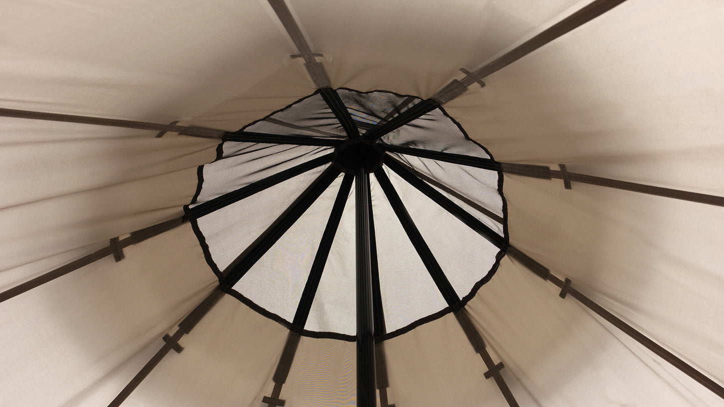 Намет восьмимісний Easy Camp Moonlight Tipi Grey (120381)
